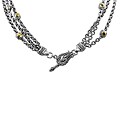 Scott Kay Silver Champagne Quartz Necklace