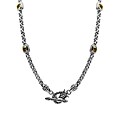 Scott Kay Silver Champagne Quartz Necklace