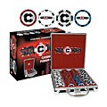 Stacked 200 Poker Chips and Storage Case
