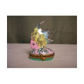 Limoges Hand-painted Tropical Fish Keepsake Box