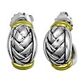 Scott Kay Silver and 18k Gold Shrimp Earrings