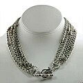 Scott Kay Silver 1/2ct TDW Diamond Necklace (H, I1)