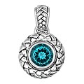 Scott Kay Sterling Silver Blue Topaz Pendant