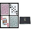 Copag Jumbo Index Green/ Burgundy Poker Cards (Set of 2 Decks)