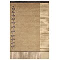 Hand-tufted Ivory Vined Path Rug (2' x 7'6)