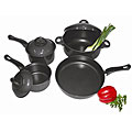 Black 7-piece Non-stick Cookware Set