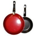 Red 2-piece Non-stick Frying Pan Set