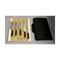 Sushi Chef Vanadium 7-piece Steel Knife Set and Cutting Board