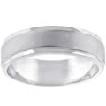 Matte Silvertone Wedding-inspired Band