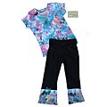 AnnLoren 2-piece Tie Dye Girl's Outfit