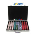 1000 Nexgen Vegas-style Casino Poker Chips in Case