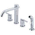 Danze Parma Two Handle Chrome Kitchen Faucet