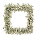 Sedum and Heather Fern Square Wreath