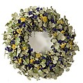 Blue/ Gold Spring Wreath