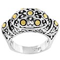 Two-tone Antique-inspired Ring
