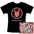 KISS 'Rock & Roll All Nite' Lyrics Women's T-shirt