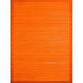 Handmade Orange Bamboo Rug (5' x 7')