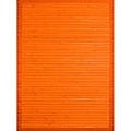 Handmade Orange Bamboo Runner (2' x 7')