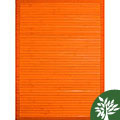 Handmade Orange Bamboo Rug (5' Octagonal)