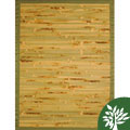 Handmade Variegated Bamboo Rug (3' x 5')