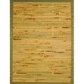 Handmade Variegated Bamboo Rug (8' x 10')