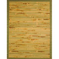 Handmade Variegated Bamboo Rug (5' Octagonal)
