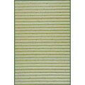 Handmade Green Stripe Bamboo Rug (3' x 5')