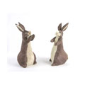 Brown Straw Bunnies (Set of 2)