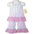 JoJo Designs Infants 2-piece Pink Dot Halter Outfit