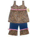 JoJo Designs Infant Girl's 2-piece Leopard Print Outfit