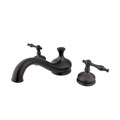 Heritage Roman Oil Rubbed Bronze Tub Filler