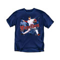 Jonathan Papelbon MLBPA Navy Screenprinted T-shirt