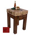 John Boos Barn Red Gathering Block