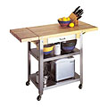 John Boos Cucina Elegante Drop Leaf Kitchen Cart