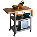 John Boos Cucina Elegante One Drop Kitchen Cart