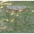 Iron Half Moon Wall Table