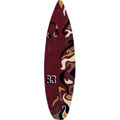 Fantasia Red Surfboard Rug (2'2 x 8')