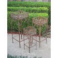 Iron Square Plant Stand (Set of 3)