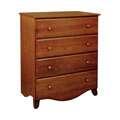 Emi Amber Four-drawer Dresser