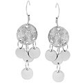 Silvertone Chandelier Drop Earrings