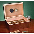 50-count Humidor with Walnut Finish