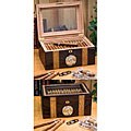 Ambassador 100 Cigar Glass Top Humidor