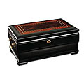 150 Cigar Bubinga Veneer Humidor with Inlay