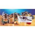 Gold Line 9-piece Stainless Steel Cookware Set