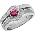 Di Modolo 18k Gold Sapphire 2/5ct TDW Diamond Ring