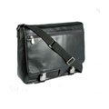 Perry Ellis Pebble Grain Messenger Bag