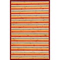 Rust Bamboo Runner Rug (2' x 7')