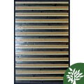 Gray Bamboo Area Rug (3' x 5')