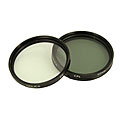 Dolica 52mm UV and CPL Camera Lens Filter Kit