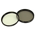 Dolica 67mm UV and CPL Camera Lens Filter Kit